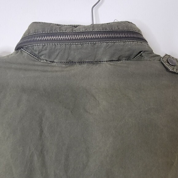 LEVI'S Hooded Roll-Tab Anorak Jacket Green Women's sz XSmall - Picture 14 of 15